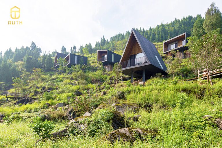 Thiết kế bungalow trên sườn núi