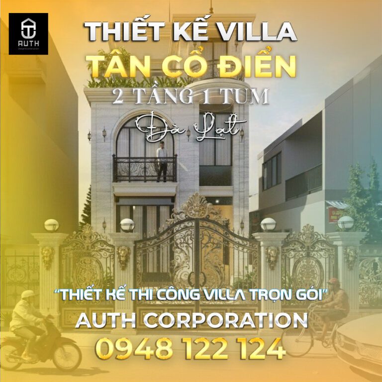 Thiết Kế Villa Tân Cổ Điển