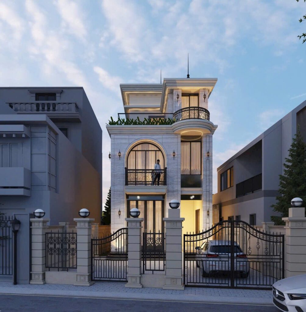 Thiết-kế-Villa-tân-cổ-điển-2-tầng-1-tum-Đà-lạt3